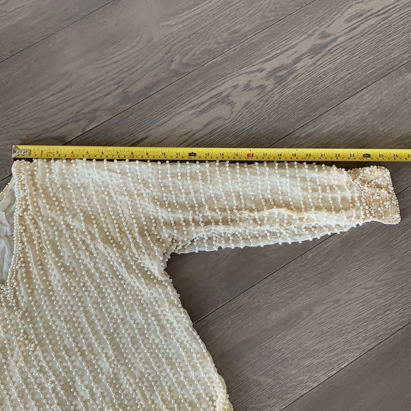 Vintage pearl top long sleeve shirt o/s - Picture 8 of 15